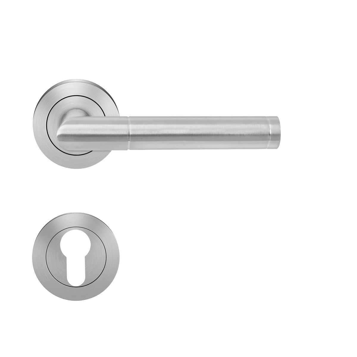 KARCHER DESIGN Drückergarnitur ER34 PZ0 71 - Rio Steel, Profilzylinder, Edelstahl KARCHER DESIGN Drückergarnitur ER34 PZ0 71 - Rio Steel, Profilzylinder, Edelstahl