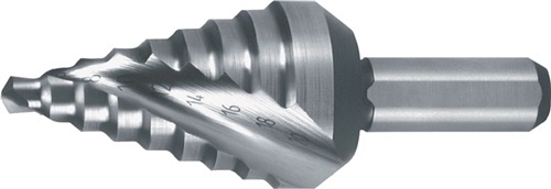 RUKO Stufenbohrer Bohrber.4-20mm HSS Spiralnut Gesamt-L.58mm Z.2 Stufen 9 RUKO