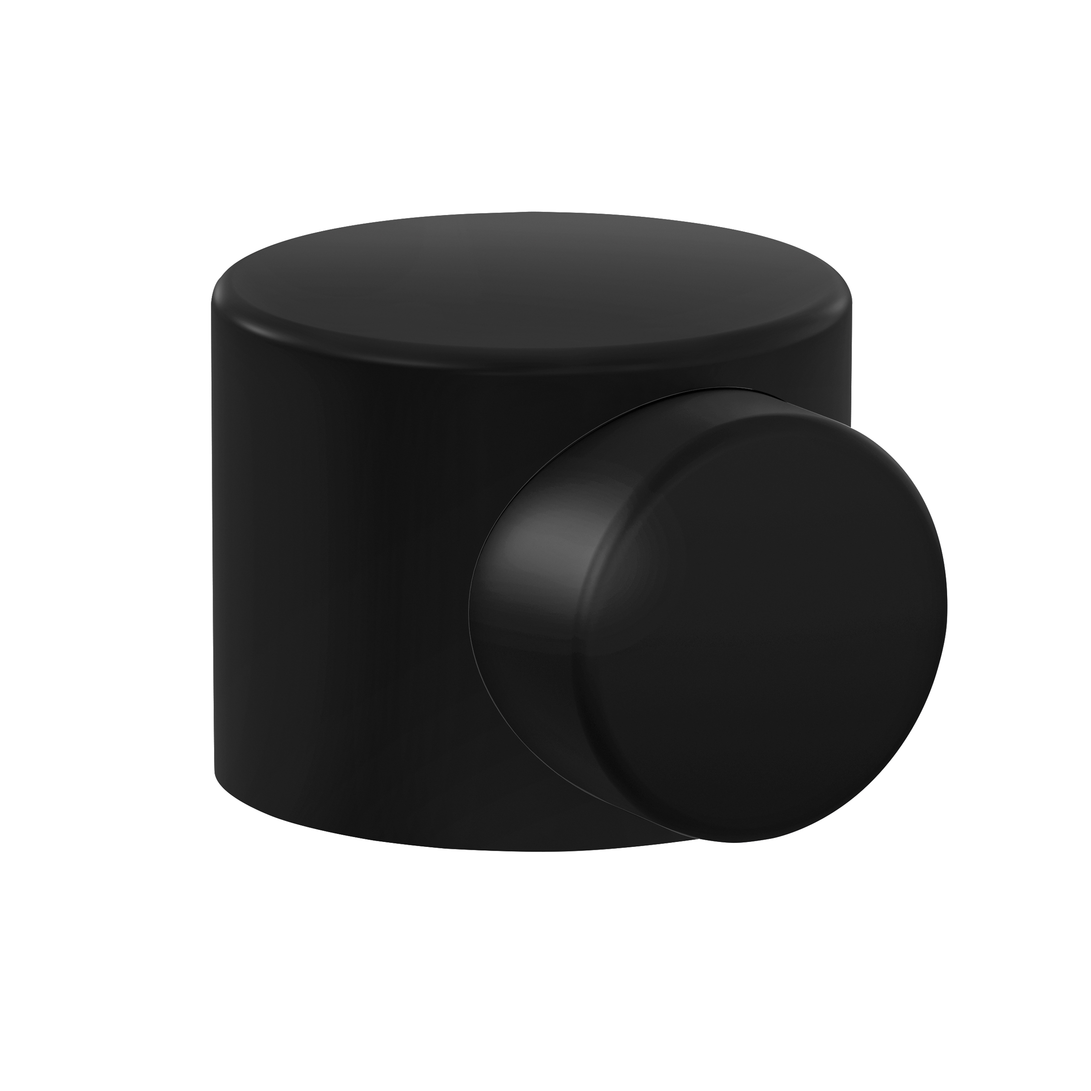 HEWI Bodentürpuffer, System 111, tiefschwarz