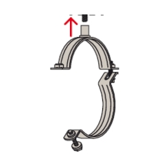 FISCHER Massivrohrschelle FRSMN 25-30 M8/M10