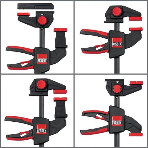 BESSEY Einhandtischzwinge EZR Spann-W.150mm A.60mm Spreiz-W.120-310mm 2 St./VE BESSEY BESSEY Einhandtischzwinge EZR Spann-W.150mm A.60mm Spreiz-W.120-310mm 2 St./VE BESSEY