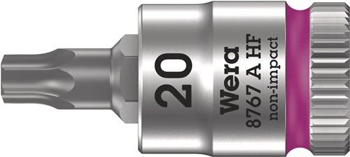 WERA Steckschlüsseleinsatz 8767 A HF TORX® 1/4 Zoll T20 L.28mm WERA