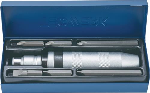 TECWERK Schraubenlösersatz 8-tlg.1/2 Zoll in Stahlbl.-Kass.TECWERK