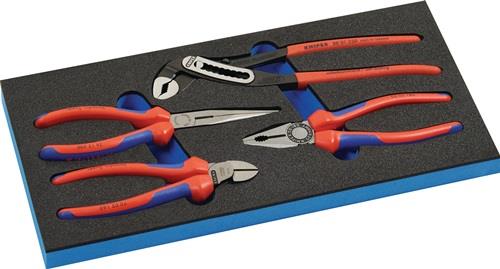 KNIPEX Werkzeugmodul 4-tlg.1/3-Modul Zangensatz KNIPEX