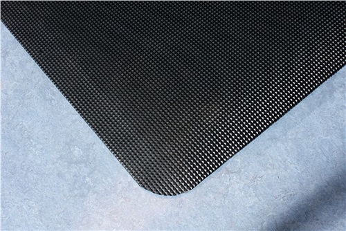 COBA Arbeitsplatzbodenbelag Fertigmatte L600xB900xS12,5mm schwarz PVC Diamond Tread