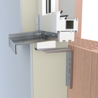 KNELSENThermo-Alufensterbankhalter T-AFBH