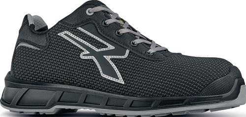 U-POWER Sicherheitshalbschuh Jackson Gr.43 W.11 schwarz/grau S3S CI FO SR ESD