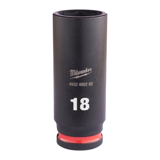 MILWAUKEE 18 x 65 mm SHOCKWAVE Schlagnuss 3/8" lang