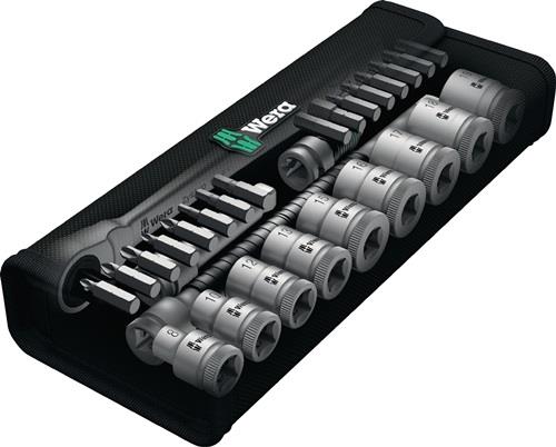 WERA Steckschlüsselsatz Zyklop Metal 29-tlg.3/8 Zoll SW 8-19mm Z.72 6KT WERA WERA Steckschlüsselsatz Zyklop Metal 29-tlg.3/8 Zoll SW 8-19mm Z.72 6KT WERA