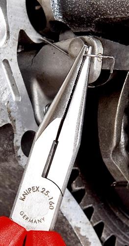 KNIPEX Flachrundzange L.160mm flach/rund ger.pol.Ku.-Überzug KNIPEX KNIPEX Flachrundzange L.160mm flach/rund ger.pol.Ku.-Überzug KNIPEX