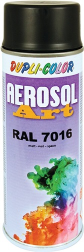 DUPLI-COLOR Buntlackspray AEROSOL Art grau ma RAL 7016 400ml Spraydose