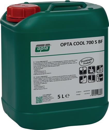 OPTA Premium Kühlschmierstoff Cool 700 S BF wassermischbar 5l Kanister OPTA