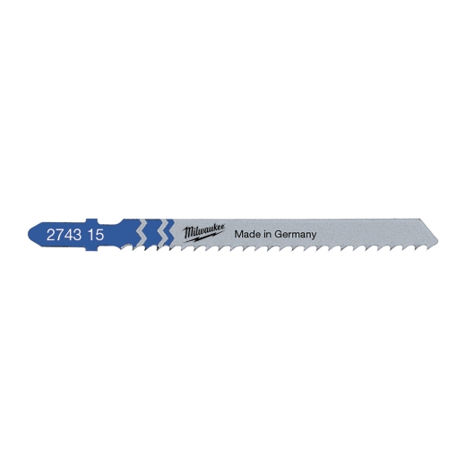 MILWAUKEE 75x 3 mm T127D Stichsägeblatt Metall für Schnitte in Aluminium