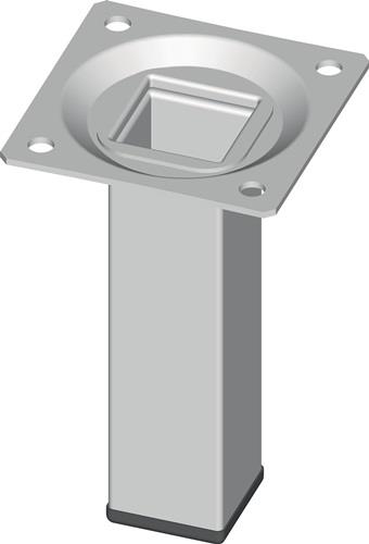 ELEMENT-SYSTEM Möbelfuß weiß 25x25mm H.100mm Platte ALFER ELEMENT SYSTEM