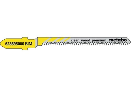 METABO Stichsägeblätter clean wood premium Nutz-L.57mm Zahnt.1,4mm BiMetall Metabo