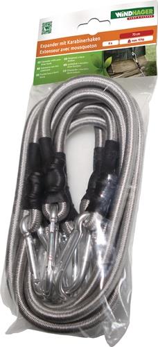 WINDHAGER Expanderseil 4 Expander u.8 Karab.L.70cm WINDHAGER