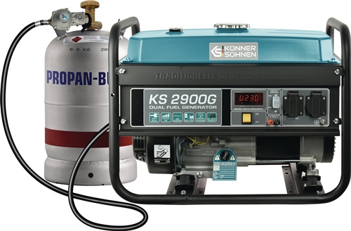 DIMAX Stromerzeuger KS 2900G 2,5 kW Benzin/Gas