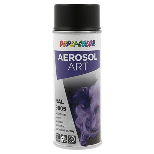 DUPLI-COLOR Buntlackspray AEROSOL Art tiefschwarz seidenmatt RAL 9005 400ml Spraydose