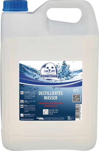 ROBBYROB Destilliertes Wasser 5l Kanister ROBBYROB