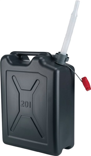 PRESSOL Kraftstoffkanister Inh.20l schwarz HDPE L350xB175xH480mm PRESSOL