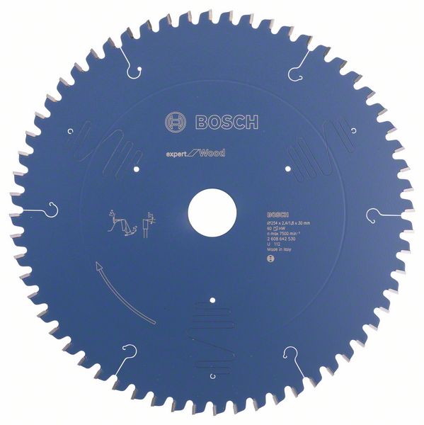 BOSCH Kreissägeblatt Expert for Wood, 254 x 30 x 2,4 mm, 60