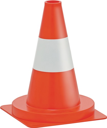 Nordwest Leitkegel H.320mm tagesleuchtend G.0,4 kg,23x23cm