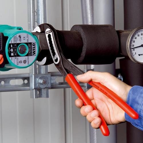 KNIPEX Wasserpumpenzange Alligator® L.300mm Spann-W.60mm pol.Ku.-Überzug KNIPEX KNIPEX Wasserpumpenzange Alligator® L.300mm Spann-W.60mm pol.Ku.-Überzug KNIPEX