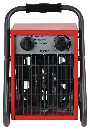 EUROM Elektroheizer 308,88 m³/h 1000/2000/3000 W 16 A EUROM