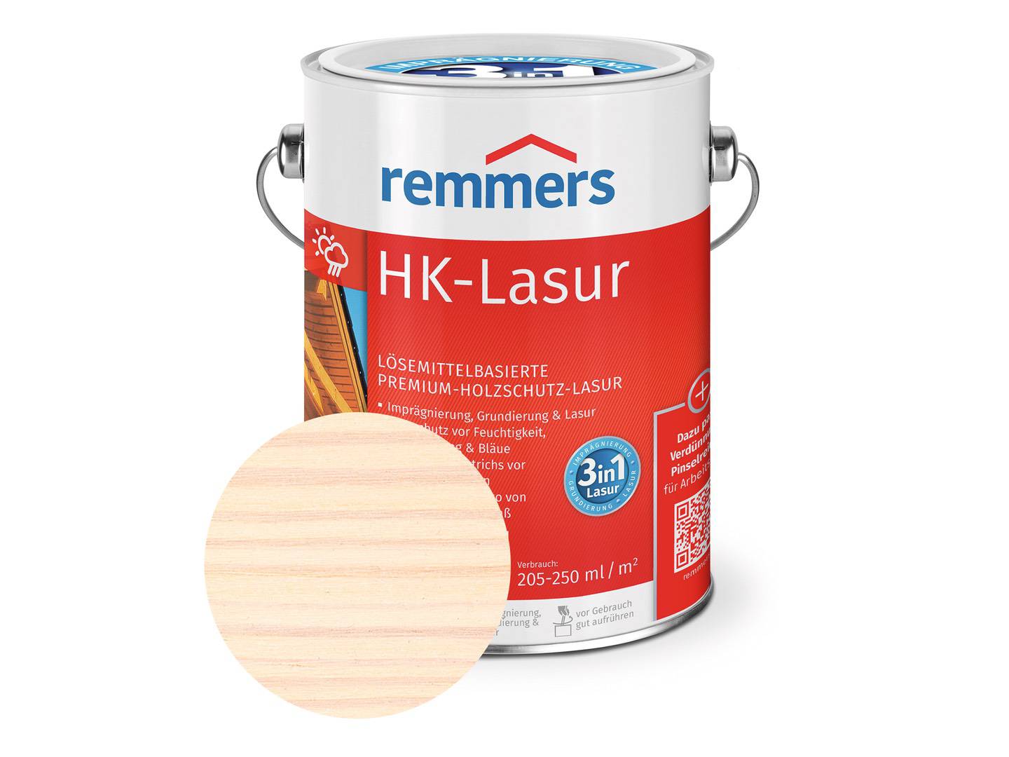 REMMERS HK-Lasur weiß (RC-990) 5 l