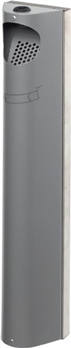 VAR Wandascher B110xT74xH550mm silber verschließbar