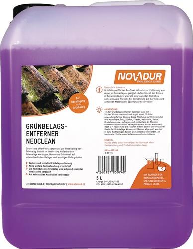 NOVADUR Grünbelagentferner NeoClean Konzentrat 5l NOVADUR