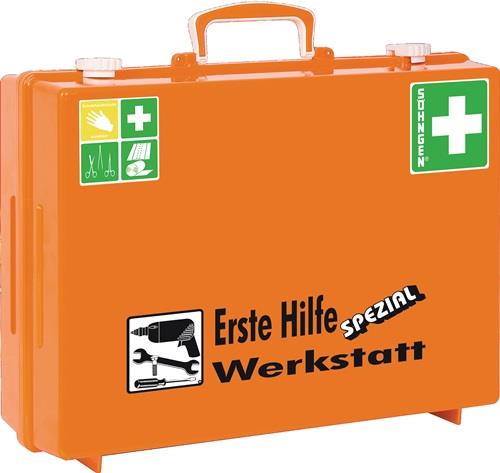 SÖHNGEN Erste Hilfe Koffer Beruf SPEZIAL Werkstatt B400xH300xT150ca.mm orange SÖHNGEN