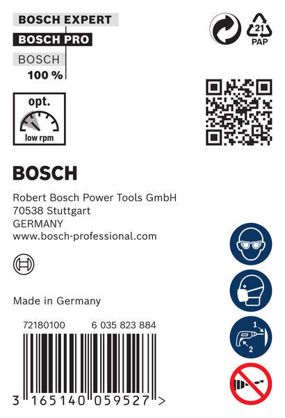 BOSCH Schalungs- und Installationsbohrer, 16 x 600 mm, d 10 mm