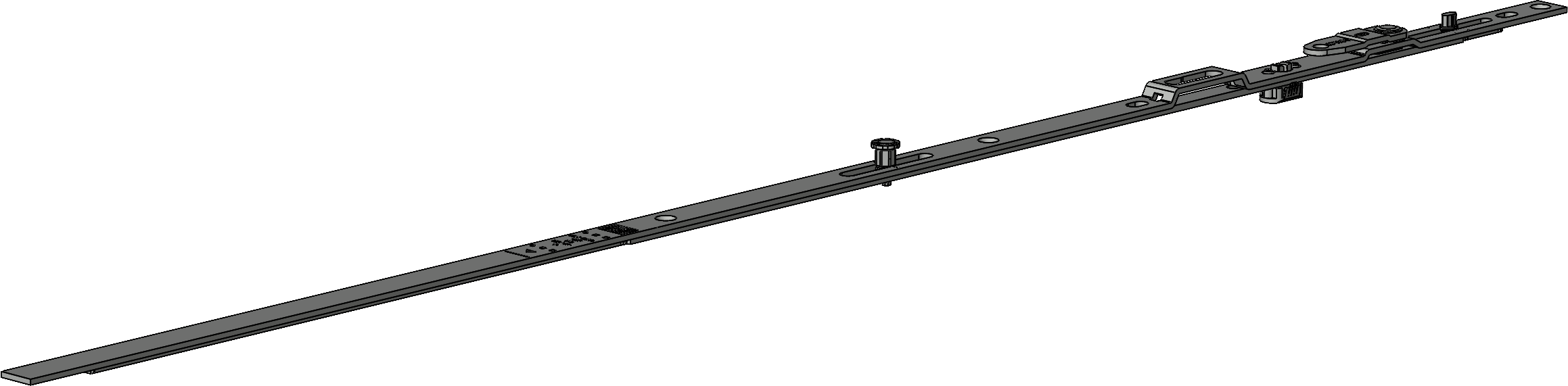 WINKHAUS Oberschiene OS.SE.1025-1.E, Stahl,