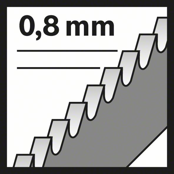 BOSCH Stichsägeblatt T 121 GF Speed for Metal, 3er-Pack