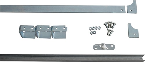 HBS-BETZ Laufschienen-Set 80786 Schienengröße 45x8mm STA verz.75 od.90mm Rl.BETZ