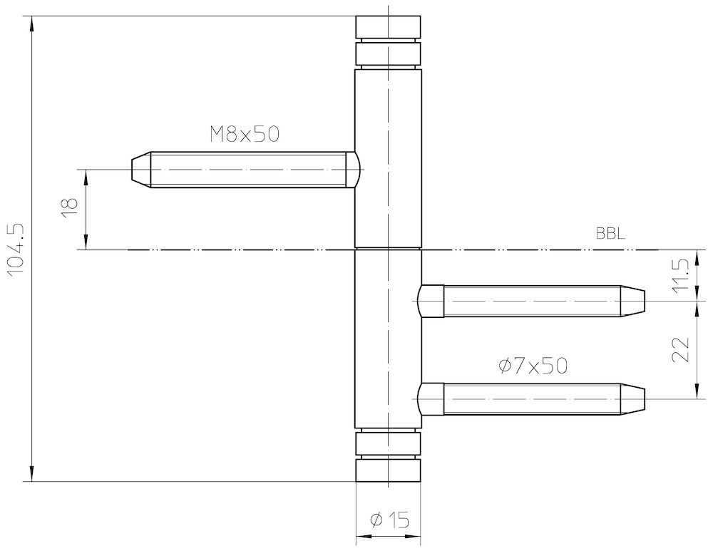 SIMONSWERK Einbohrband VARIANT® V 3420 WF BASIC