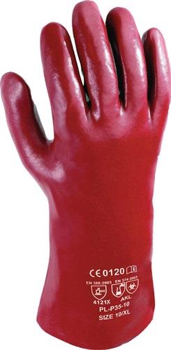 ASATEX Chemiehandschuh Pirat Gr.10 rotbraun EN 388,EN 374 PSA III ASATEX