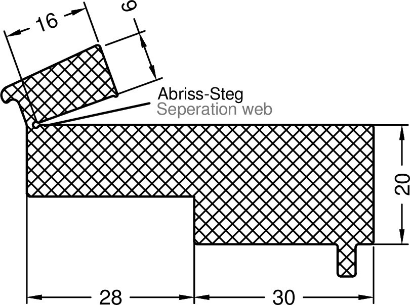 GUTMANN Füllstück TD 20/58, EPDM