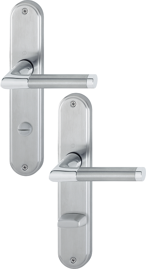 HOPPE® Drückergarnitur mit Langschild Capri M1950/3530, Messing