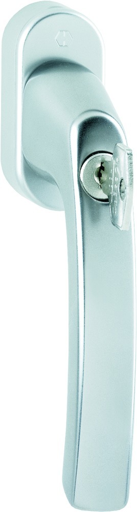 HOPPE® Fenstergriff absperrbar Luxembourg 099S/US952 100NM, mit Schrauben, Aluminium