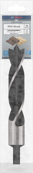 BOSCH Holzspiralbohrer Standard, 30 x 145 x 220 mm, d 13 mm