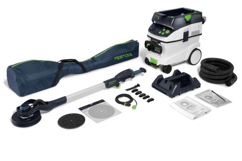 FESTOOL Langhalsschleifer- und Sauger-Set LHS 2-M 225 EQ/CTM 36-Set PLANEX, 577458