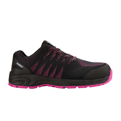 RUNNEX Damensicherheitsschuh GirlStar 5180 Gr.39 schwarz/pink S1P SRC PES RUNNEX