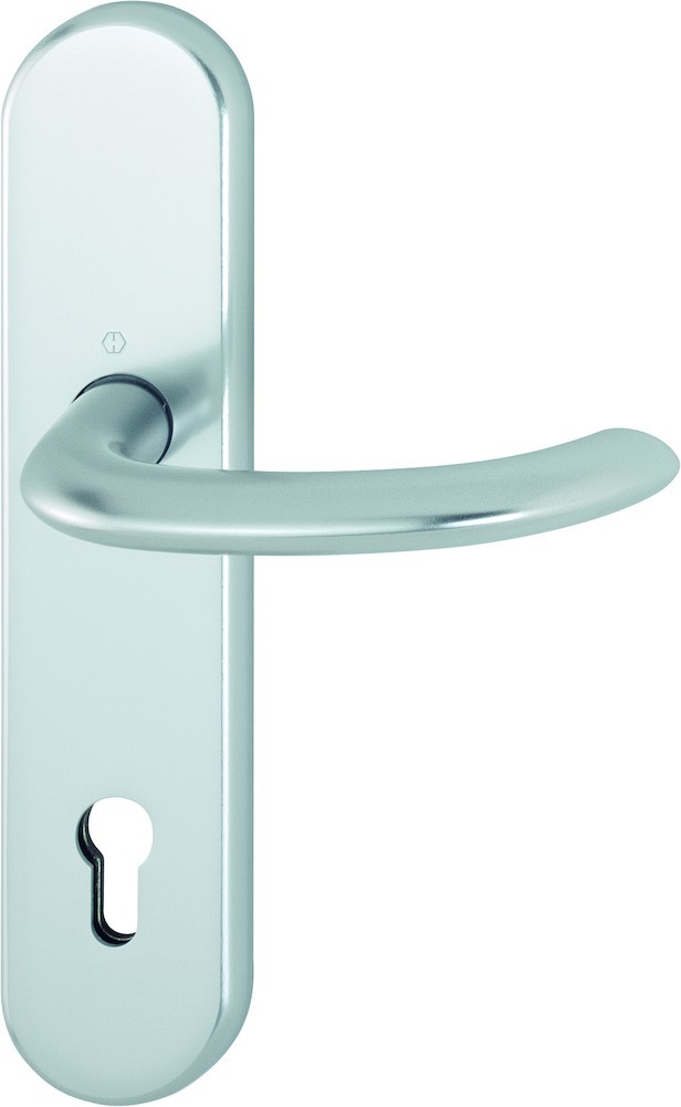 HOPPE® Drücker-Halbgarnitur mit Langschild Marseille 1138F/3310, 10/92 mm, Aluminium