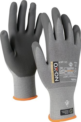 OX-ON Handschuh Flexible Advanced 1907 Gr.10 grau/hellgrau EN388 EN420+A1 PSA II OX-ON