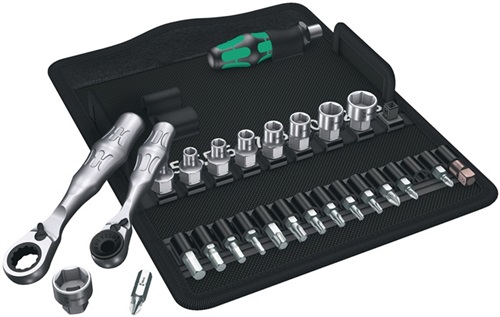 WERA Steckschlüsselsatz KK Zyklop Mini 2 27-tlg.1/4 Zoll SW 4-13mm Z.60/60 6KT WERA