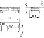 WINKHAUS Schließblech SBA.K.192.S12, Stahl, WINKHAUS Schließblech SBA.K.192.S12, Stahl,
