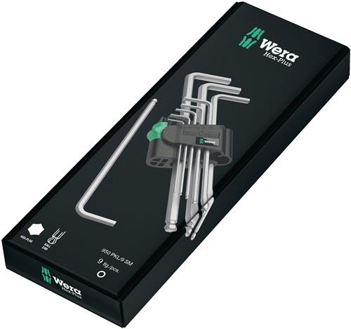 WERA Winkelschraubendrehersatz 950 PKL 9-tlg.Ku.-Halter SW 1,5-10mm Kugelk. WERA Winkelschraubendrehersatz 950 PKL 9-tlg.Ku.-Halter SW 1,5-10mm Kugelk.