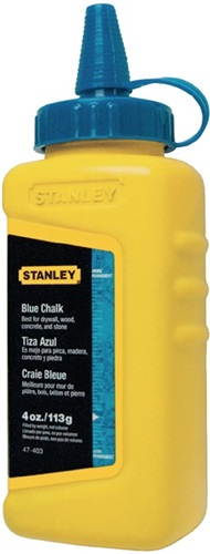 STANLEY Schlagschnurkreide 115g blau Ku.-Flasche STANLEY STANLEY Schlagschnurkreide 115g blau Ku.-Flasche STANLEY